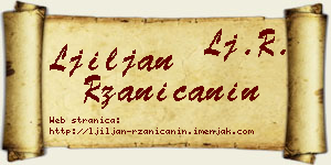 Ljiljan Ržaničanin vizit kartica